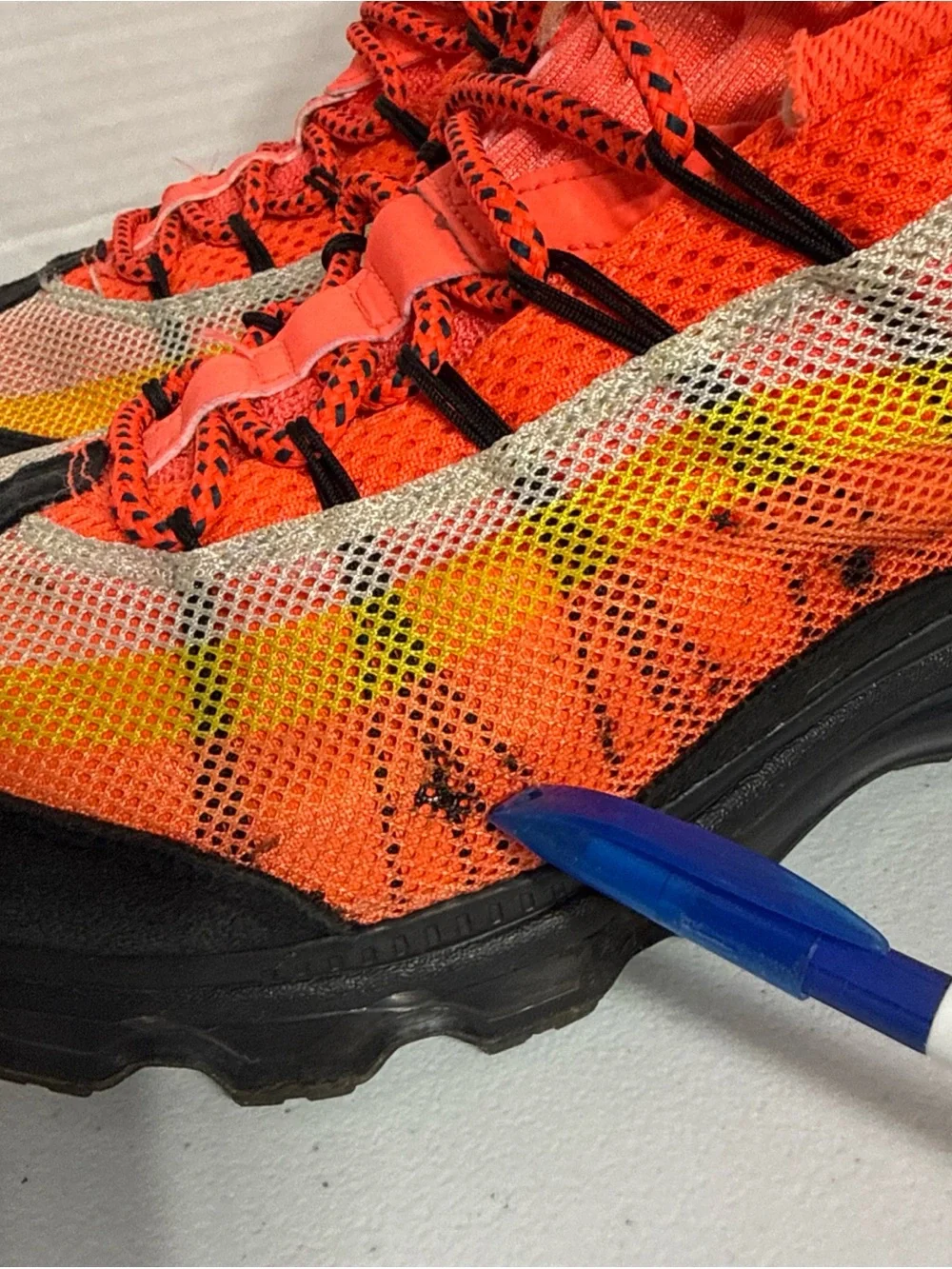 Nike Men’s Air Max Sneakers - Neon Orange, Yellow & Black
